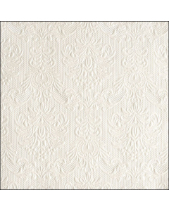 Napkin 33 Elegance pearl white FSC Mix