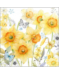 Napkin 33 Classic daffodils FSC Mix