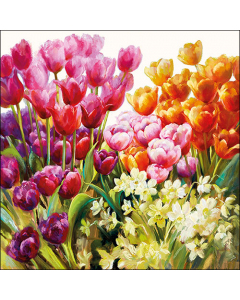 Napkin 33 Tulips FSC Mix