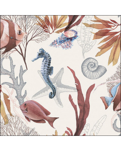 Napkin 33 Seahorse FSC Mix