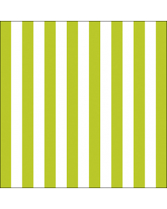 Napkin 33 Stripes green FSC Mix