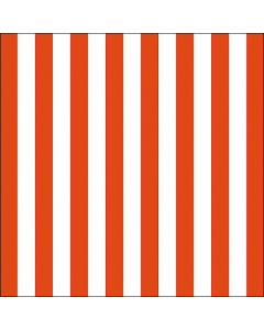 Napkin 33 Stripes orange FSC Mix