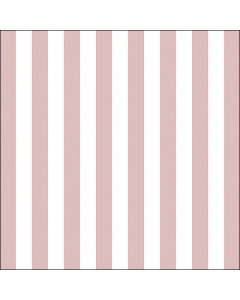 Napkin 33 Stripes pastel rose FSC Mix
