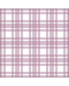 Napkin 33 Checkered pattern pale rose FSC Mix