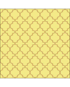 Napkin 33 Ogee gold/yellow FSC Mix