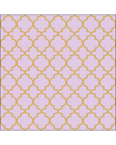 Napkin 33 Ogee gold/lila FSC Mix