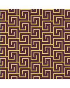 Napkin 33 Greek key bordeaux/gold FSC Mix