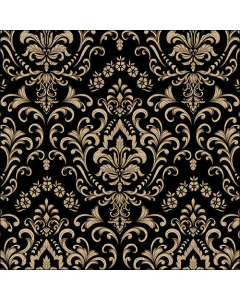 Napkin 33 Baroque ornament black FSC Mix