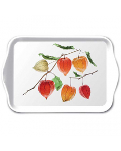 Tray melamine 13x21 cm Lampion flower