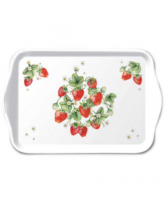 Tray melamine 13x21 cm Bunch of strawberries