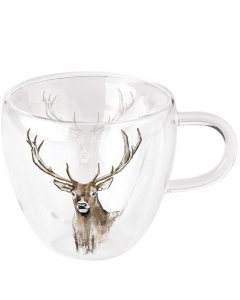 Double-walled glass 0.2 L Antlers