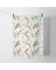 Kitchen towel Sea buckthorn