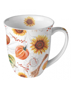 Mug 0.4 L Pumpkins & sunflowers