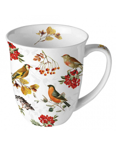 Mug 0.4 L Autumn birds