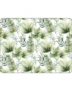 Placemat Jungle leaves white