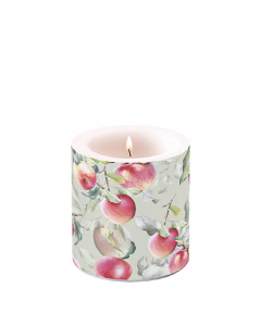 Candle small Fresh apples green