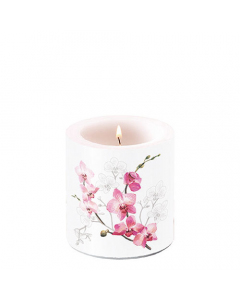 Candle small Orchid