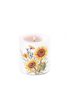 Candle small Sunflowers