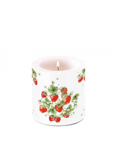 Candle small Bunch of strawberries