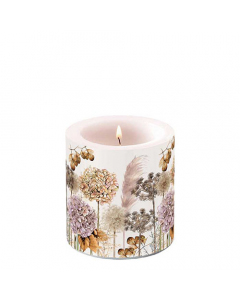 Candle small Dried flowers