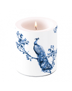 Candle medium Royal peacock