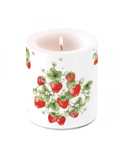 Candle medium Bunch of strawberries
