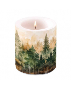 Candle medium Evergreen trees
