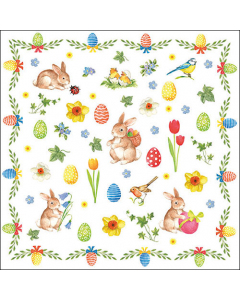 Napkin 33 Easter collage FSC Mix