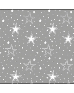 Napkin 33 Night sky white/silver FSC Mix