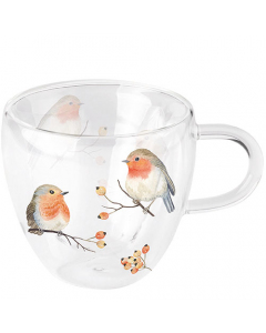Double-walled glass 0.2 L Robin family