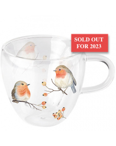 Double-walled glass Robin family