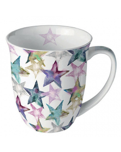Mug 0.4 L Watercolour stars