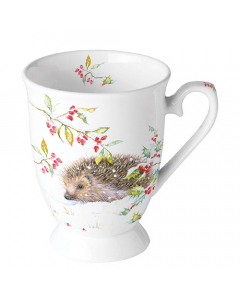 Mug 0.25 L Hedgehog in winter