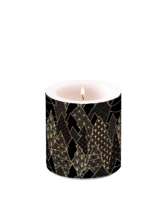 Candle small Luxury trees black