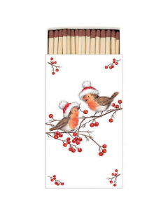 Matches Christmas robins white