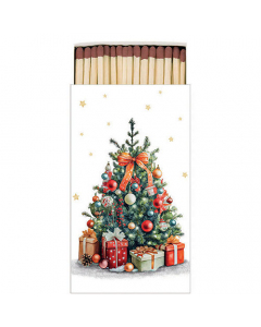 Matches Decorated Christmas tree