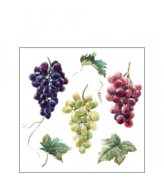 Napkin 25 Wine grapes FSC Mix