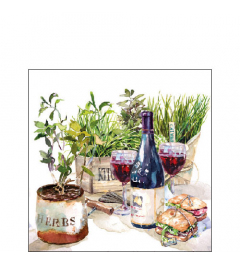 Napkin 25 Wine & herbs FSC Mix