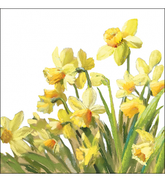 Napkin 33 Golden daffodils FSC Mix