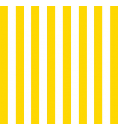 Napkin 33 Stripes yellow FSC Mix