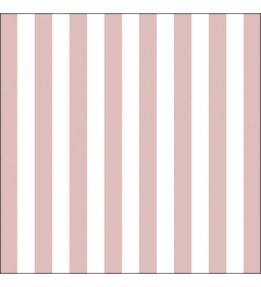 Napkin 33 Stripes pastel rose FSC Mix