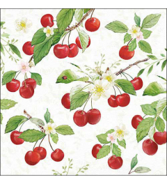 Napkin 33 Fresh cherries FSC Mix