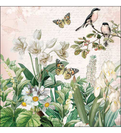 Napkin 33 Flower garden FSC Mix