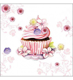 Napkin 33 Decorated cupcake FSC Mix