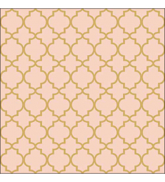 Napkin 33 Ogee gold/pink FSC Mix