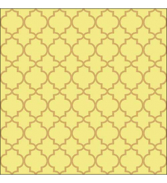 Napkin 33 Ogee gold/yellow FSC Mix