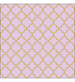 Napkin 33 Ogee gold/lila FSC Mix