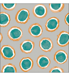 Napkin 33 Amara turquoise FSC Mix