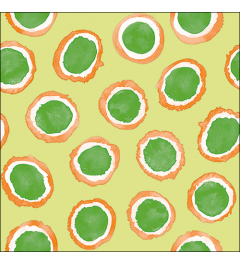 Napkin 33 Amara green FSC Mix