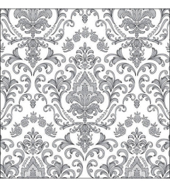 Napkin 33 Baroque ornament silver FSC Mix